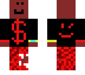 pink man but he turns into a blood