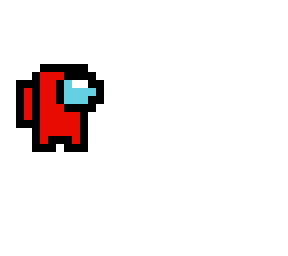 Pixel art crewmate