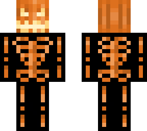 pumpkin skeleton