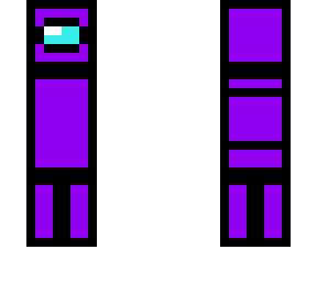 Purple among us character