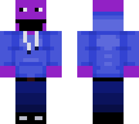 Purple guy with a Hoodie