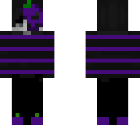 purple pumpkin head stripe