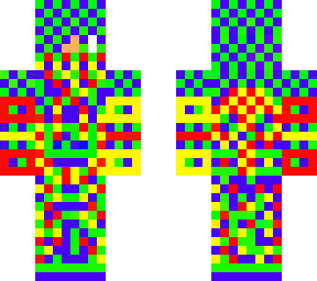 Purple yellow Green Red Ninja