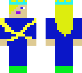 Queen Of Minecraft w Purple Lipstick