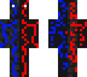 rayas azules y rojas