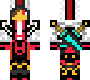 red assassin with diamond sword