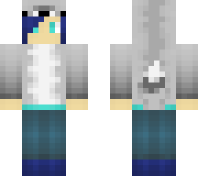 Silver Fox Hoodie Girl