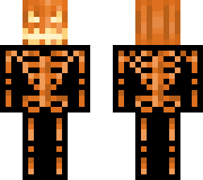 skeleton pumpkin