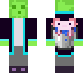 slime with axolot behind 2