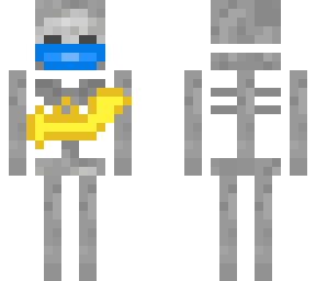 Spooktober Skeleton with mask