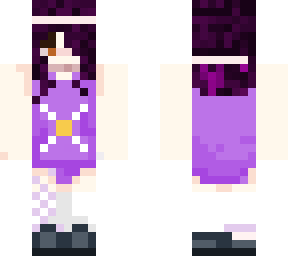 short hair version of the Halloween skin I made