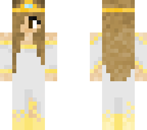 White Gold Queen with Brown Hair